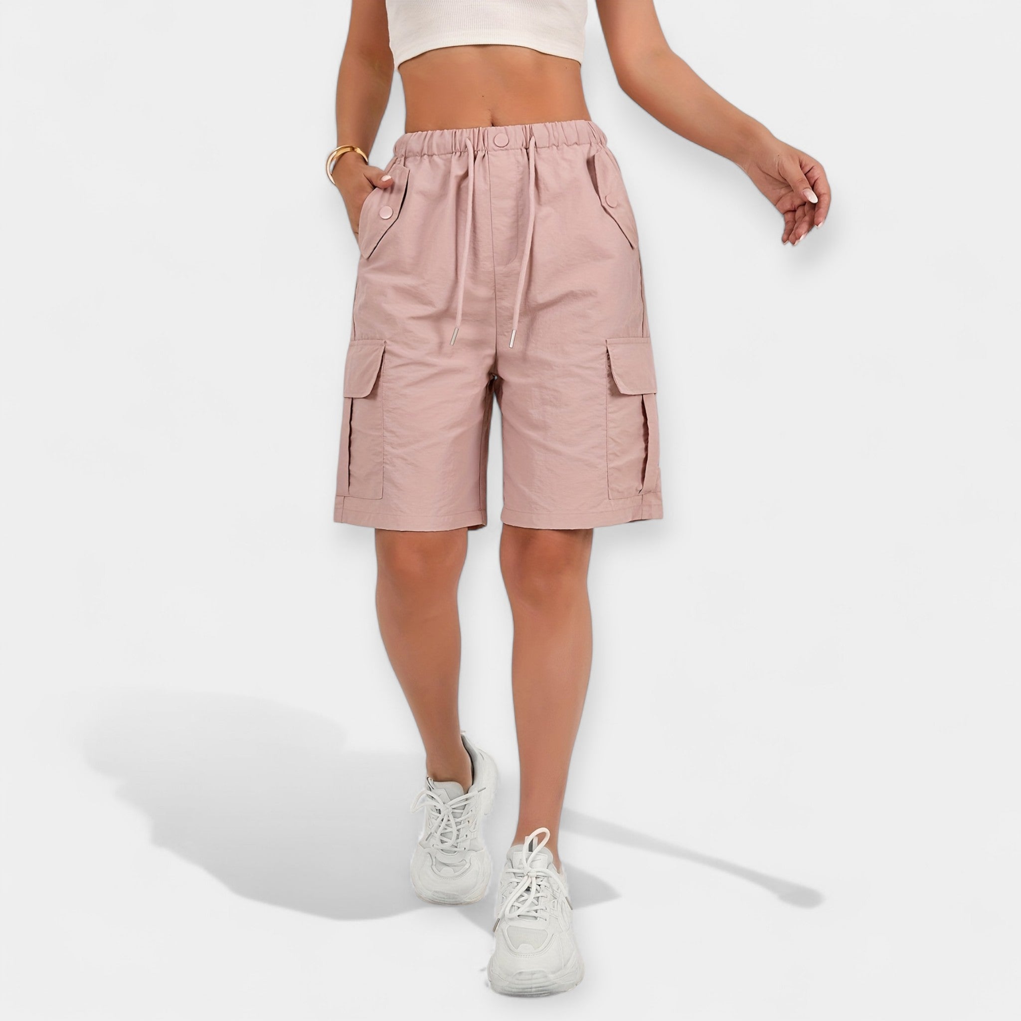 Shorts Cargo Femme avec Poches