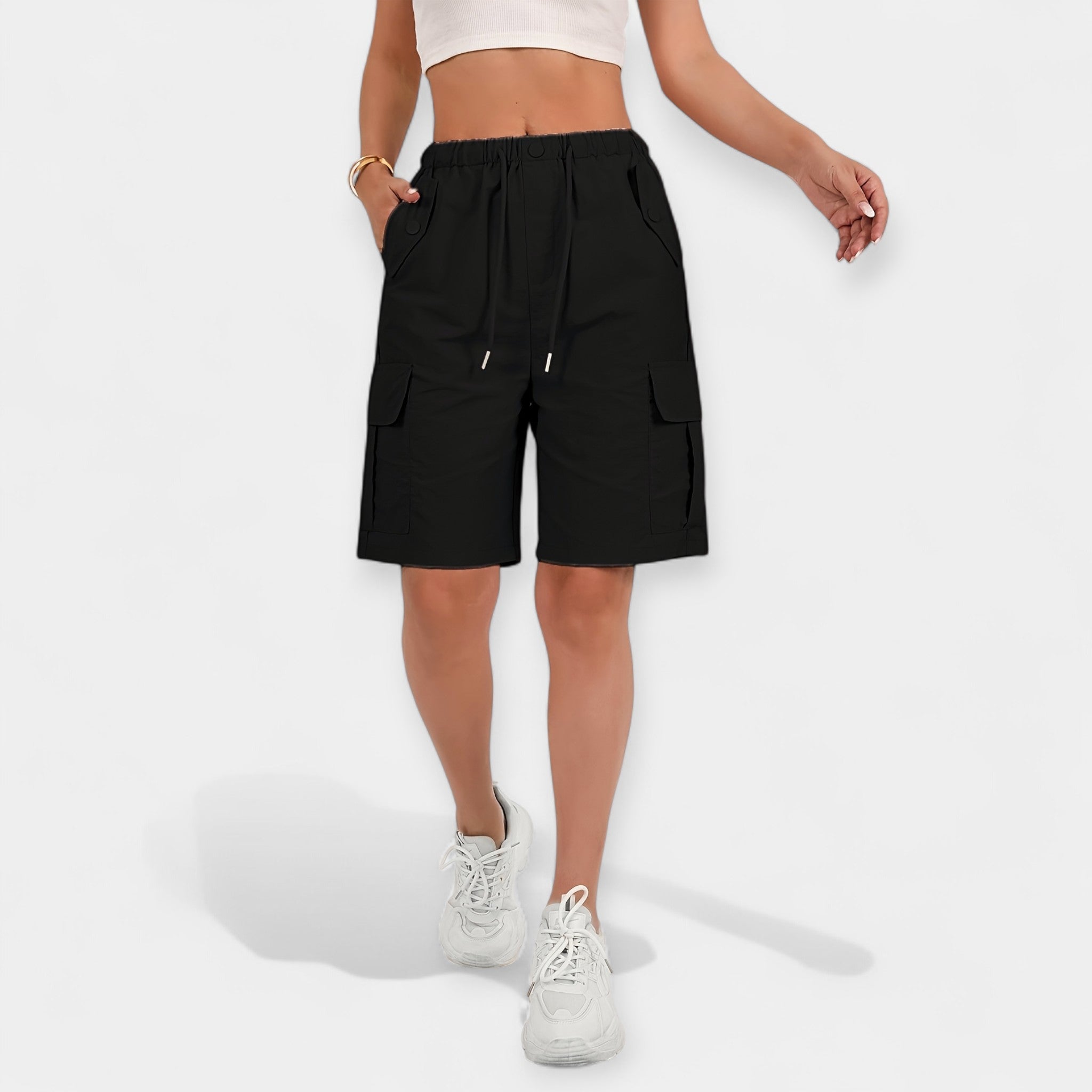 Shorts Cargo Femme avec Poches
