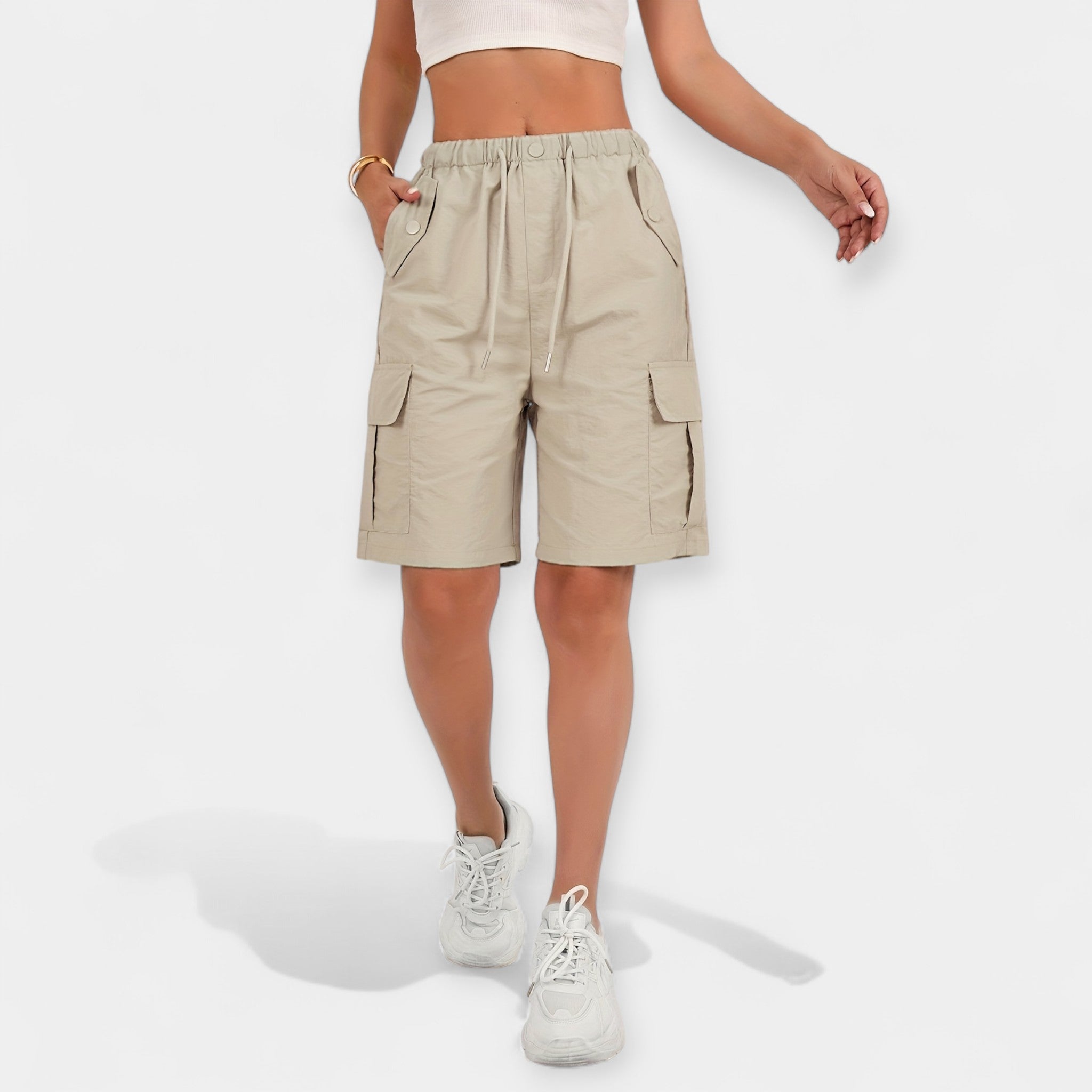 Shorts Cargo Femme avec Poches