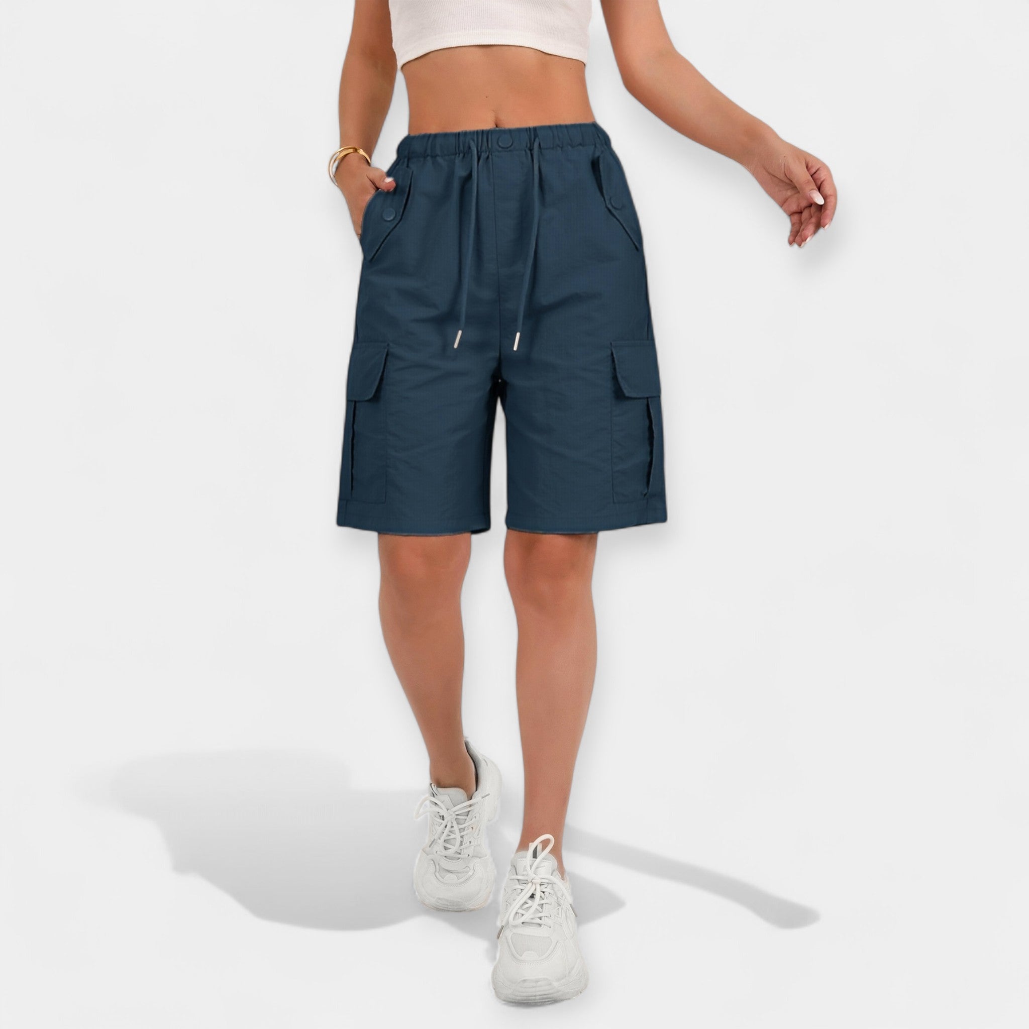 Shorts Cargo Femme avec Poches