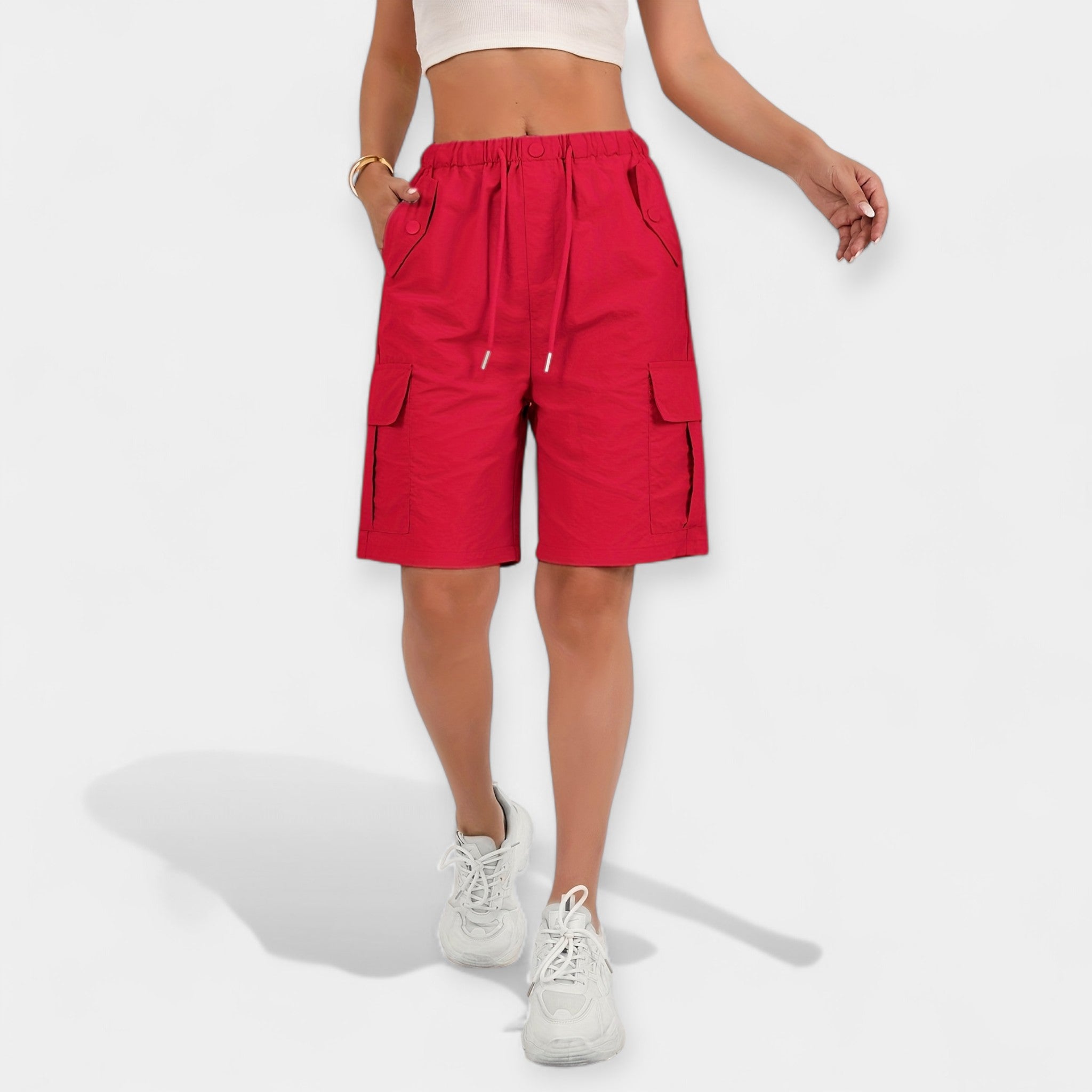 Shorts Cargo Femme avec Poches