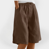 Shorts pour femmes avec taille élastique