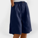 Shorts pour femmes avec taille élastique