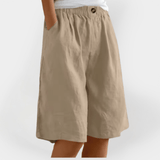 Shorts pour femmes avec taille élastique