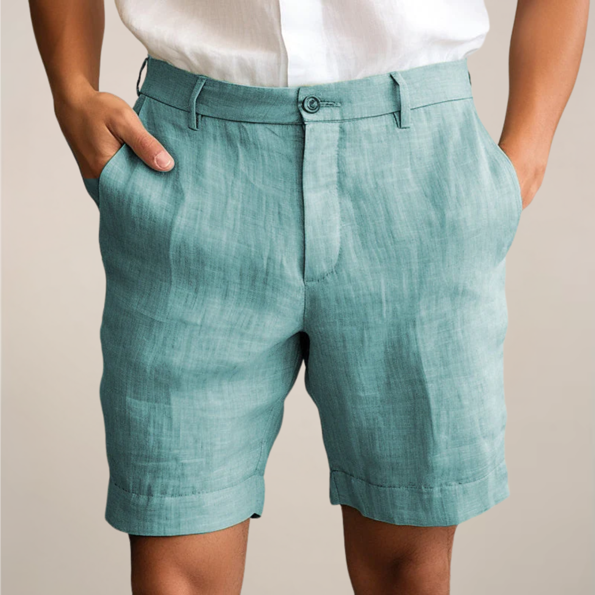 Shorts pour hommes avec taille élastique