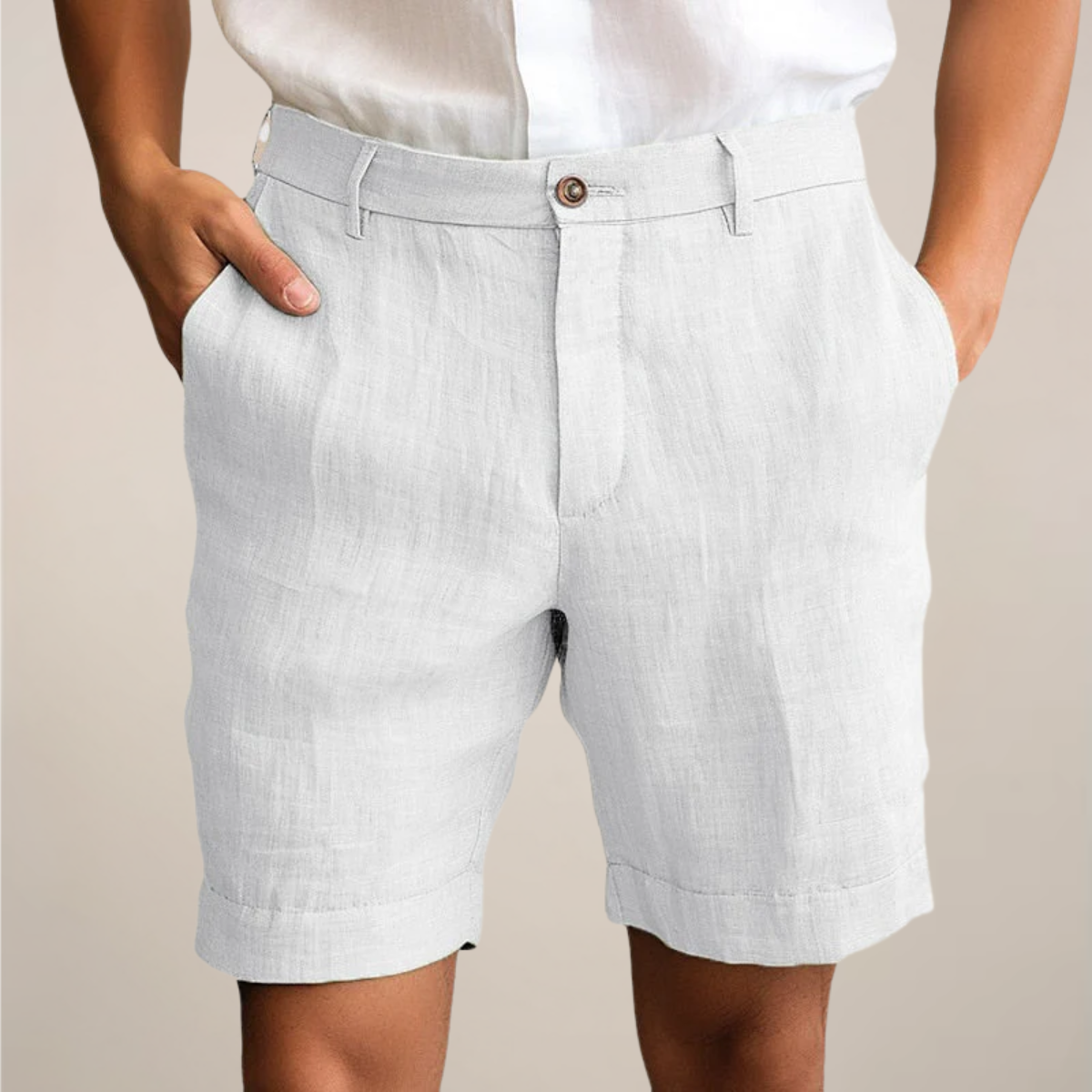 Shorts pour hommes avec taille élastique