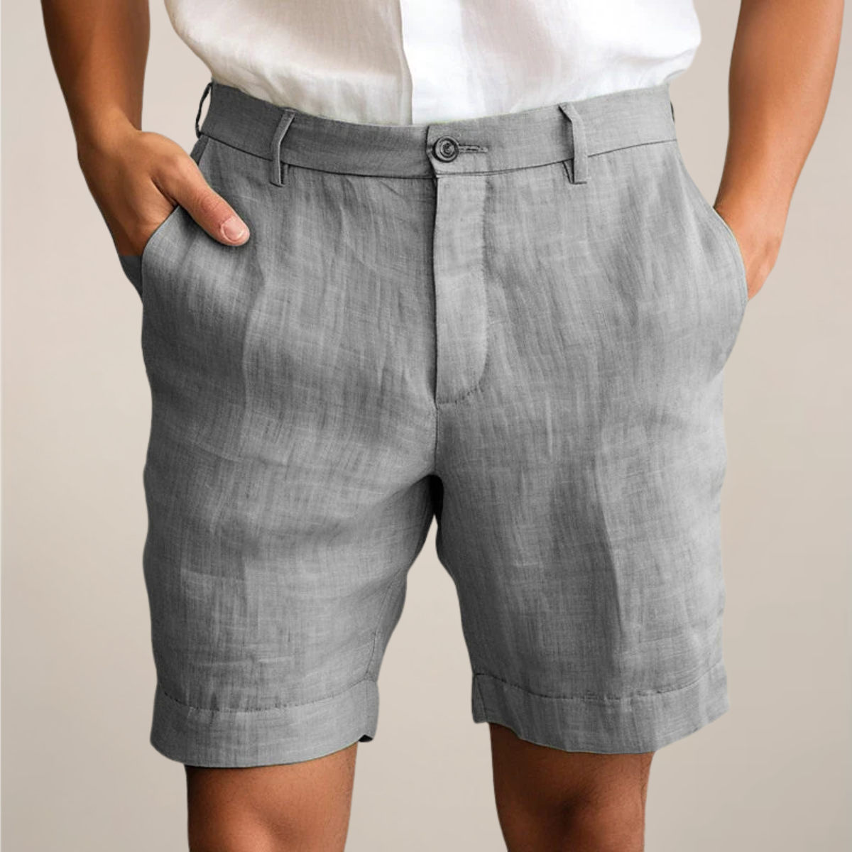 Shorts pour hommes avec taille élastique