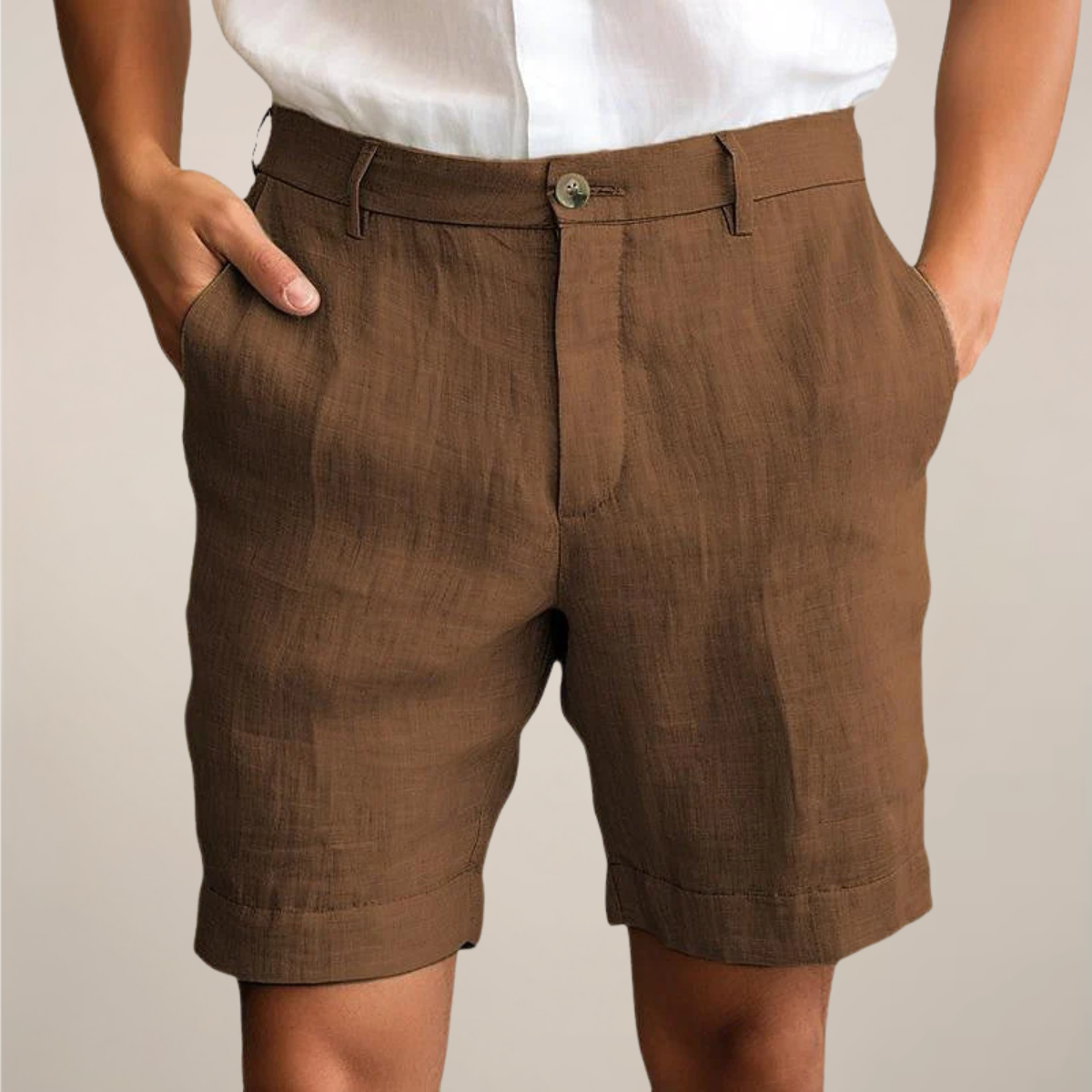 Shorts pour hommes avec taille élastique