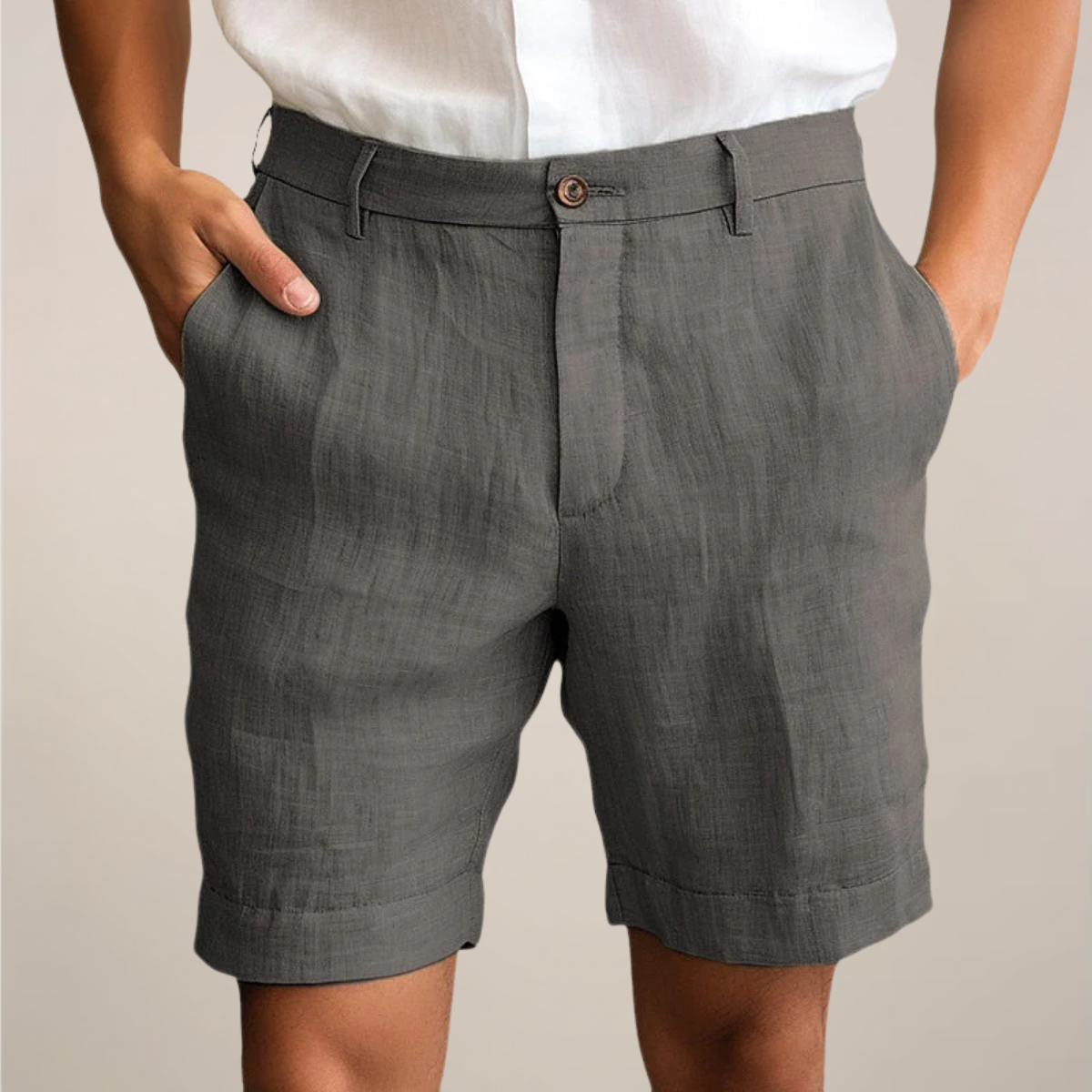 Shorts pour hommes avec taille élastique