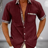 Chemise à Manches Courtes pour Hommes