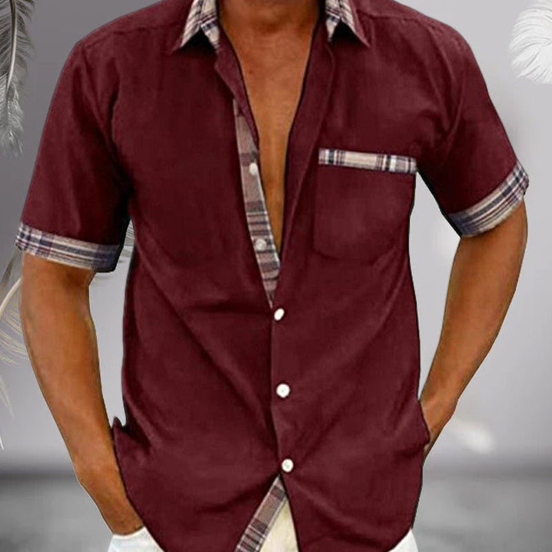 Chemise à Manches Courtes pour Hommes