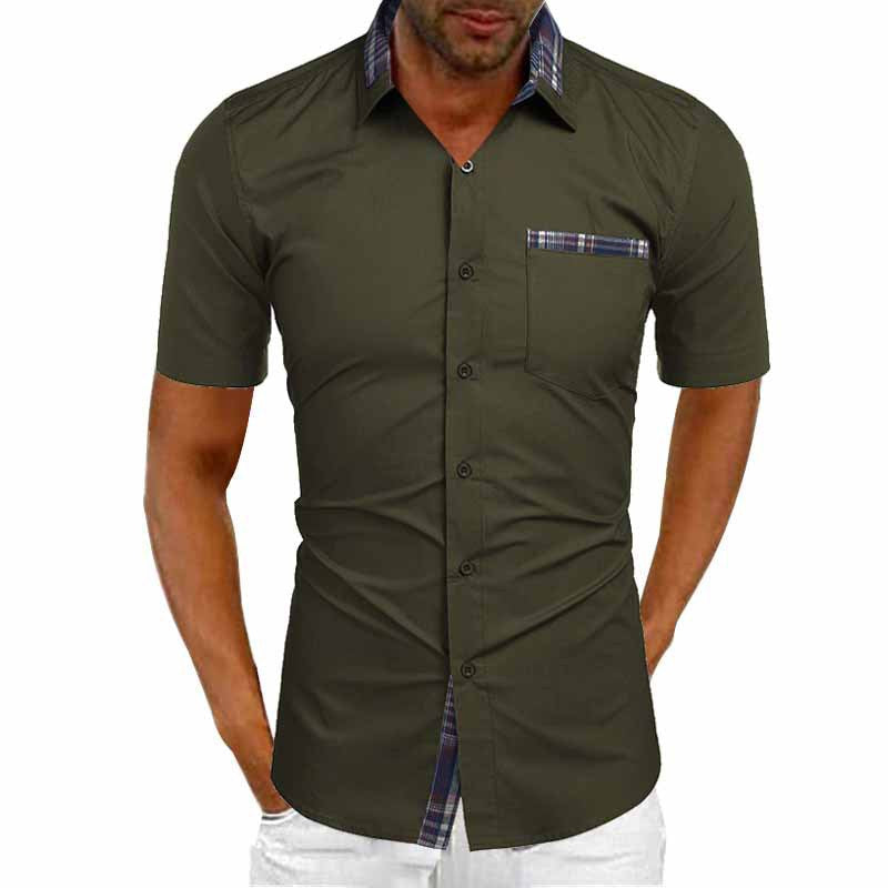 Chemise à Manches Courtes pour Hommes